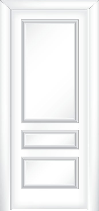 Белая дверь, модель 21КР