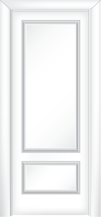Белая дверь, модель 2КР